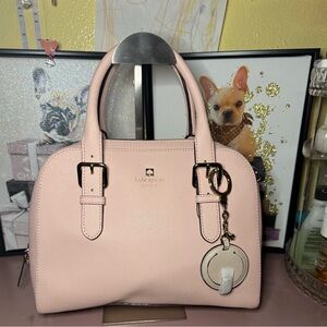 KATE SPADE Cove Street Small Felix, Rose Jade w/ Pink Kate Spade Mirror Charm